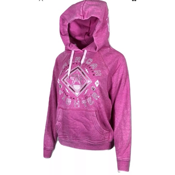 AMERICAN FIGHTER Women's Hoodie HAWKINGS - Picture 7 of 8